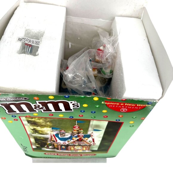 Department 56 M&Ms Village Candy Shoppe Lighted House Holiday Figurine 2005 - Picture 13 of 16